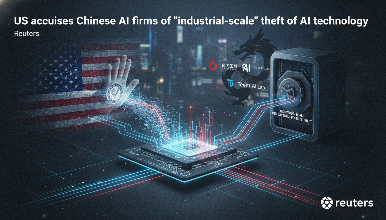 12. US accuses Chinese AI firms of 'malicious' copying of AI technology