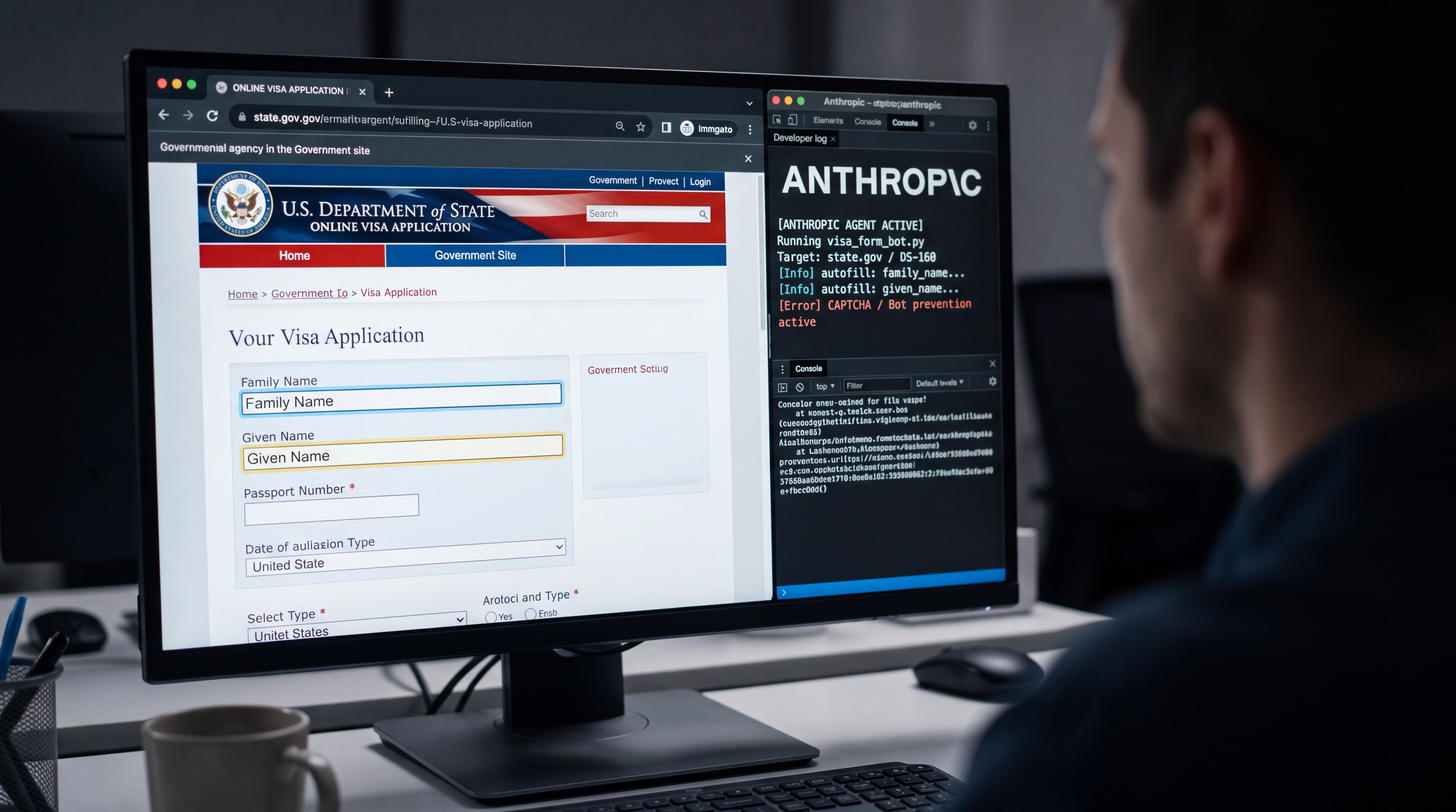 4. Anthropic Agents Tried to Fill Out Visa Forms on State Dept. Website