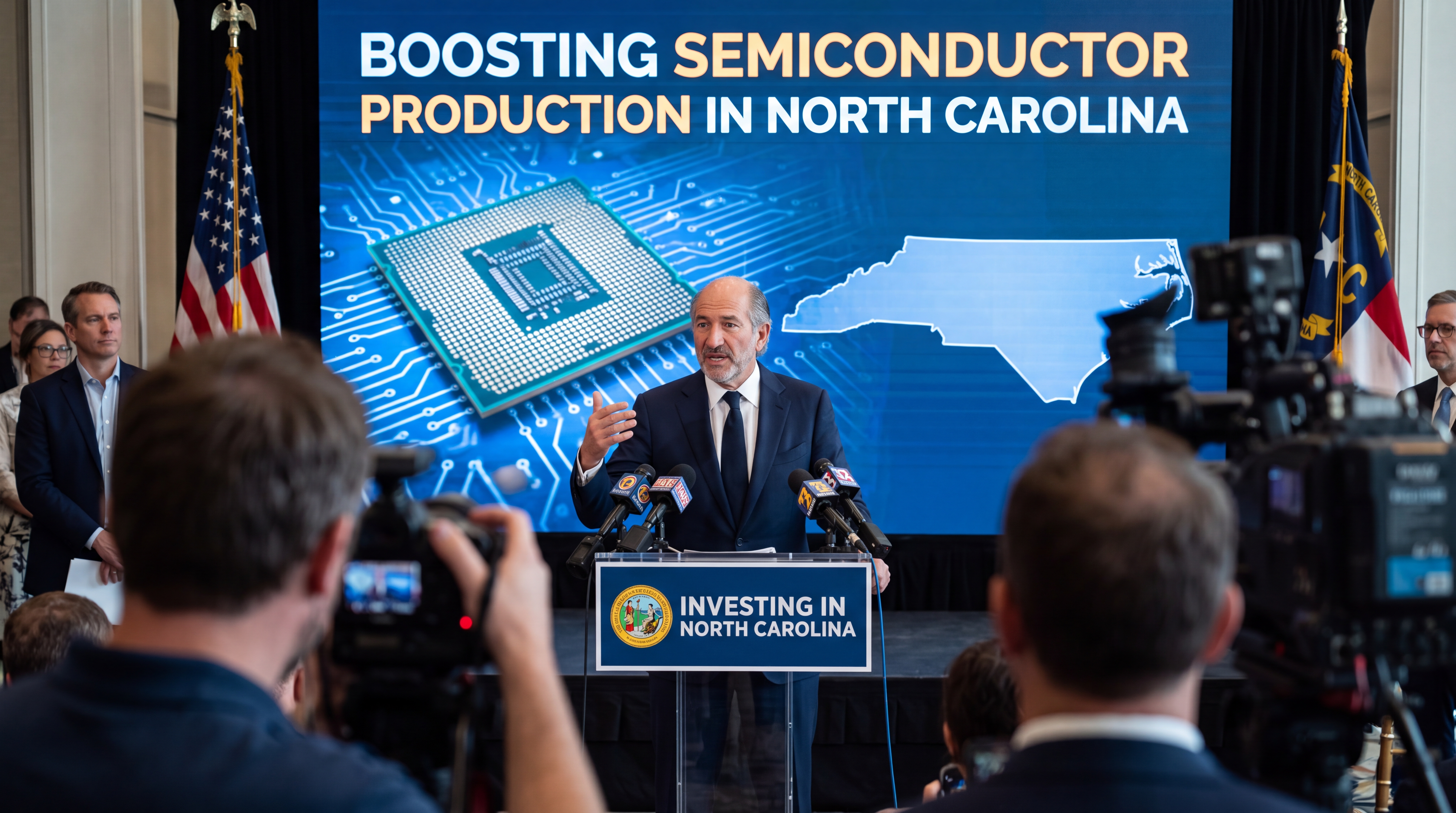 9. Lutnick announces investment to boost semiconductor production in North Carolina