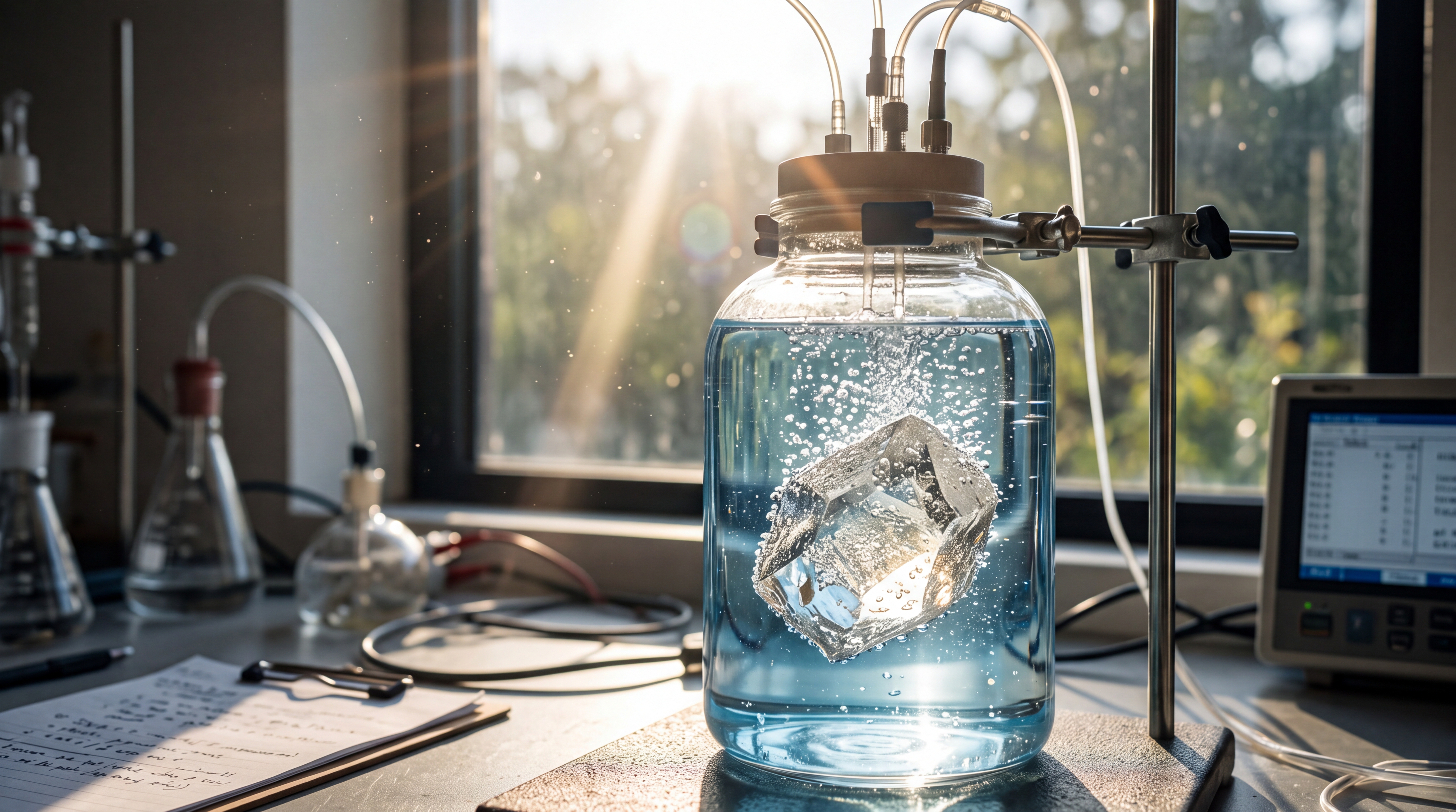 7. This Crystal Uses Sunlight To Turn Water Into Clean Hydrogen
