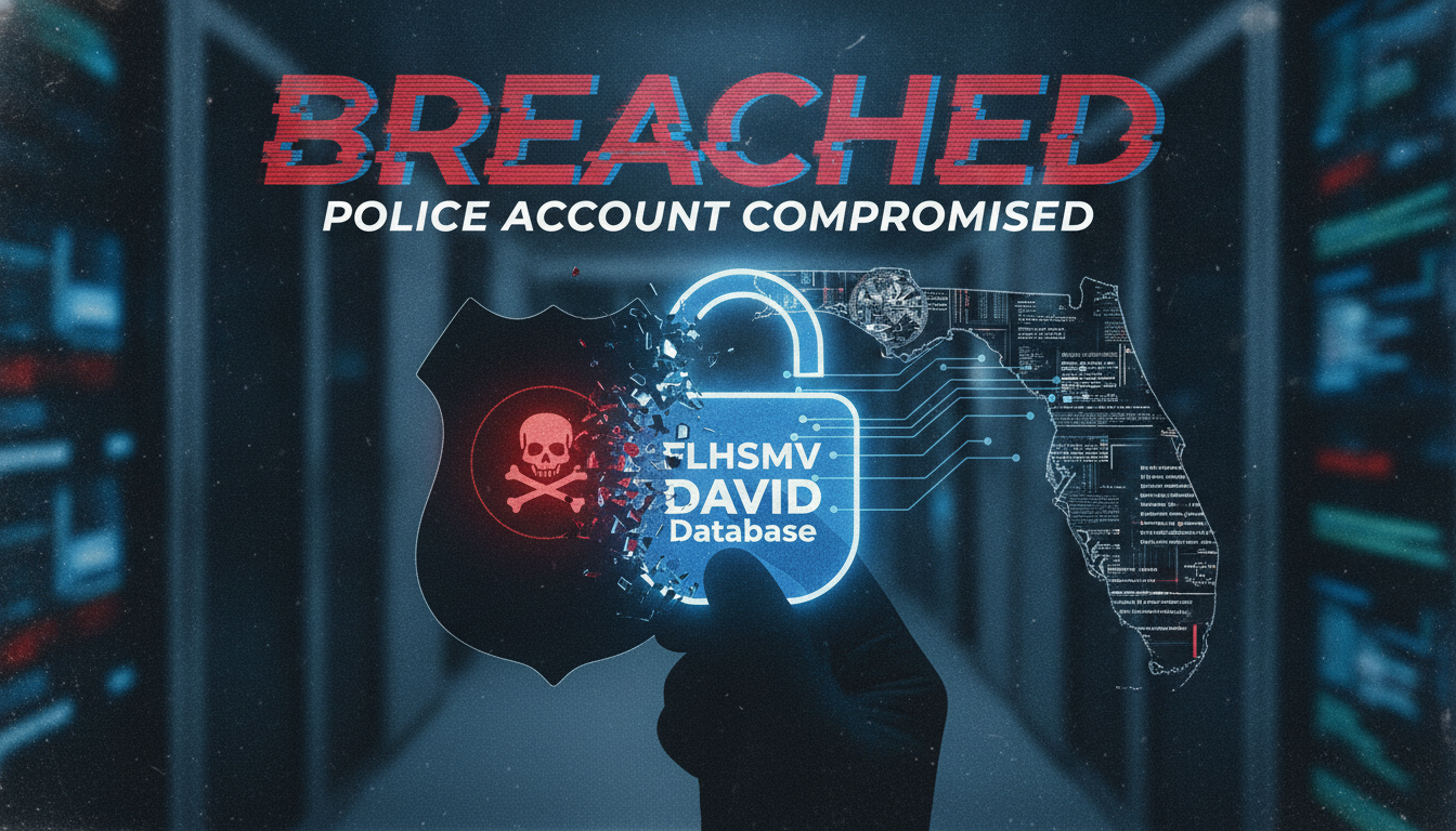 34. Florida confirms DMV database breached via stolen police account